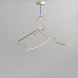Kumo Chandelier - Stor - Messing
