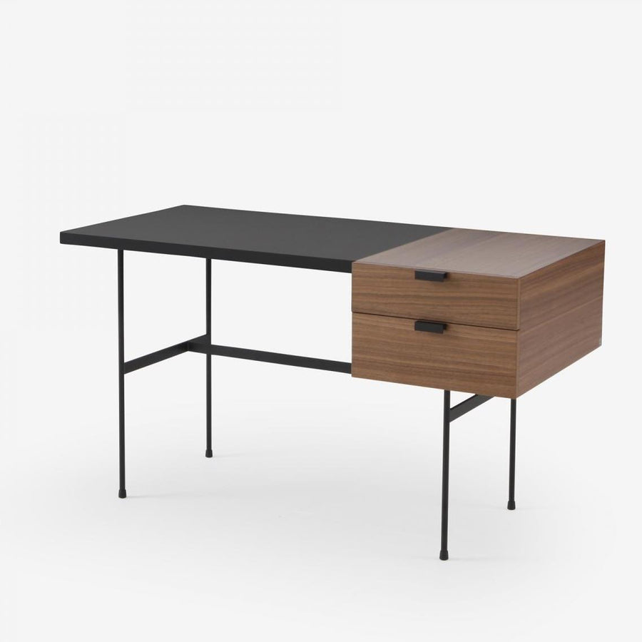 Tanis Skrivebord Sort/Valnøtt