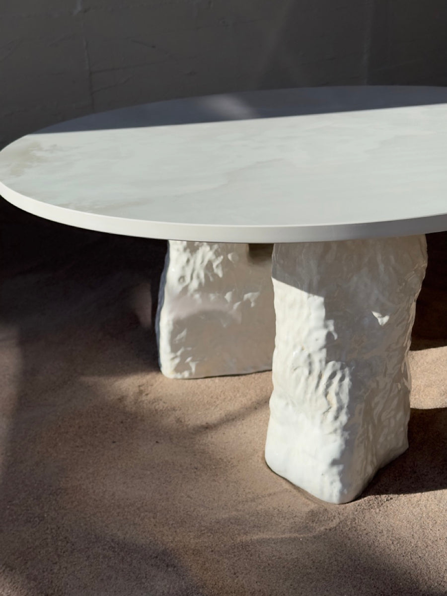 Desert Erosion table,  Limited edition Marthine Spinnangr X Milla Studio sofabord.